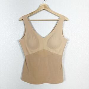 Honeylove Womens LiftWear Shapewear Shaping Support Tank Bra Top in Sand Tan XL